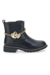 Anfibi neri con catena decorativa Grazia Girl 456456 29