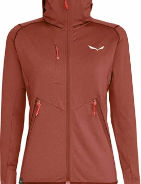 Leichter Stretch-Fleece mit Polarlite Reißverschluss – Damen / Frau – Agner Hybrid PL DST W FZ Hoody Agner Hybrid PL DST W FZ - Salewa - FashionsVida
