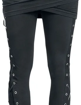 Gothic Leggings - Ina Leggings - XS bis 4XL - für Damen - Größe M - schwarz - Frauen - female - Vixxsin - FashionsVida