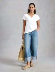 Pure Cotton T-Shirt White female