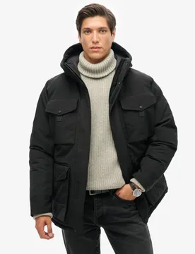 Superdry Herren Everest Tactical Parka Schwarz - Größe: Xxl - 229.99 - FashionsVida