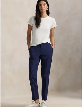 Pantalón de mujer de sarga elástica con 5 bolsillos - Ralph Lauren - FashionsVida