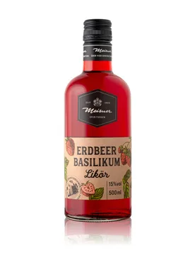 Likör "Erdbeer-Basilikum" 500 ml - 3Pagen - FashionsVida