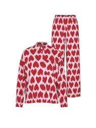 MEY Pyjama rot M damen