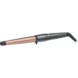 Rizador Keratin Protect con barril de 19-28 mm y cerámica avanzada con queratina y aceite de almendras