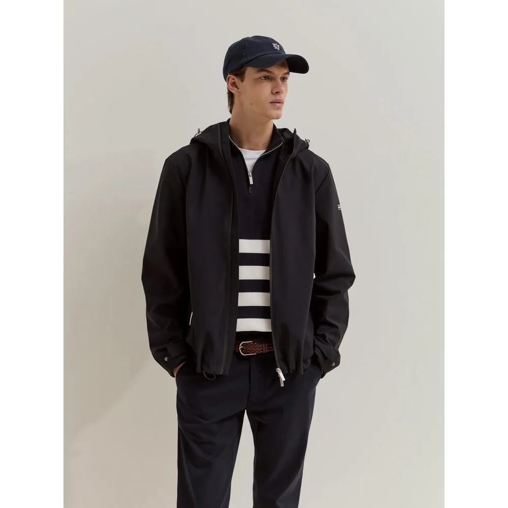 Chaqueta de hombre de tejido técnico con capucha - Lion of Porches - FashionsVida