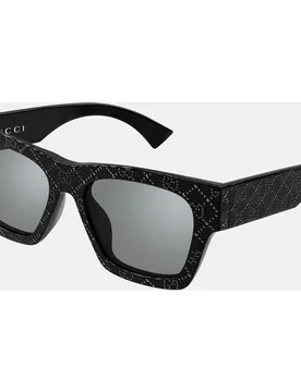 Gafa de sol de mujer rectangular en acetato reciclado - Gucci - FashionsVida