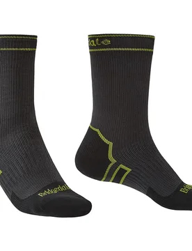 Chaussettes Longues Lightweight Boot Dark Grey / Lime EU 40-43 Homme - Bridgedale - FashionsVida