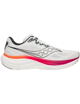 Chaussures de running - Ride 19 White/Crimson - Taille 46 - Blanc - Saucony - FashionsVida