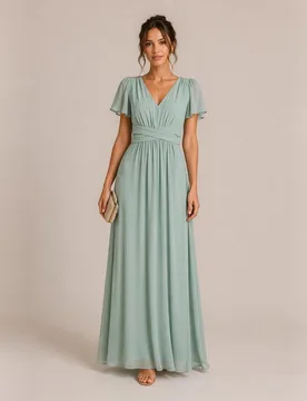 Vila - Vestido largo de fiesta - Vila - FashionsVida
