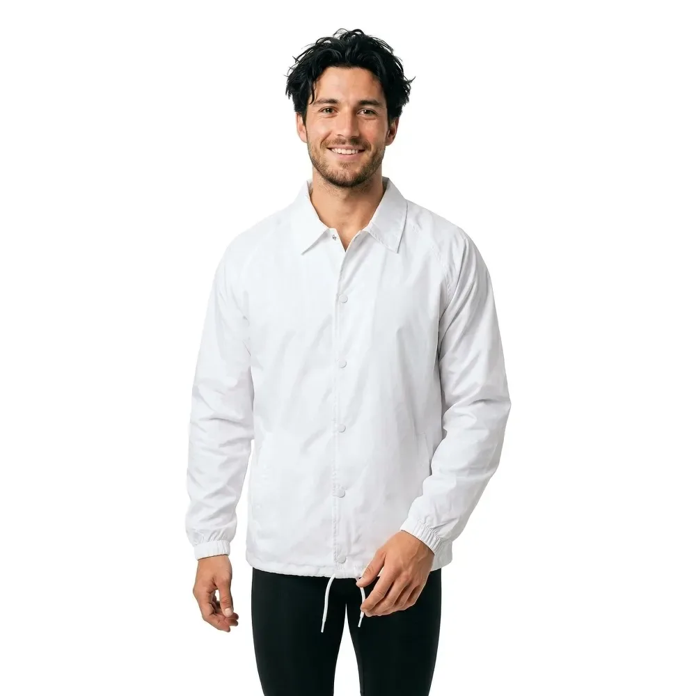 Giacca Coach White 2XL - Build Your Brand - FashionsVida