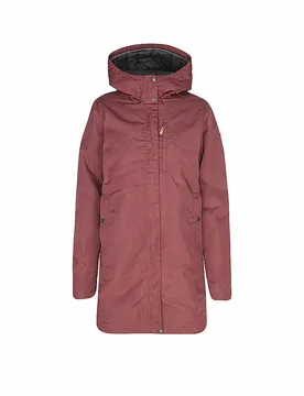 Parka invernale da donna Kiruna rosso scuro S - Fjällräven - FashionsVida