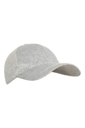 Melange Womens Baseball Cap - Grey - Grey - Size: ONE