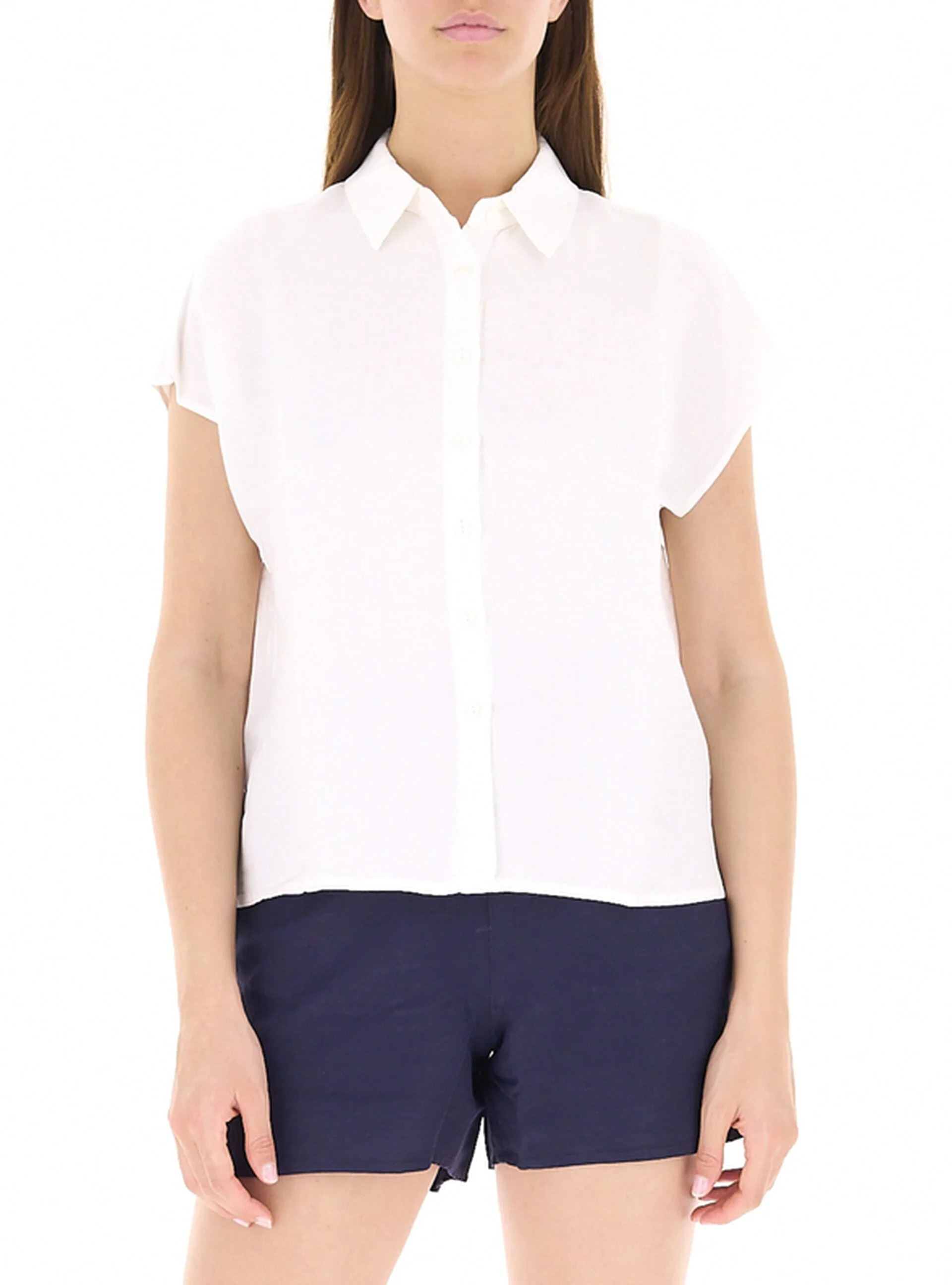 SUN68 Camicia misto lino PANNA L - Sun68 - FashionsVida