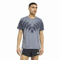 Adizero Aspyre Running Unitefit Short Sleeve T-shirt Onix / Night Grey S Men,Women