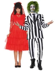 Beetlejuice Brautpaar rot - male