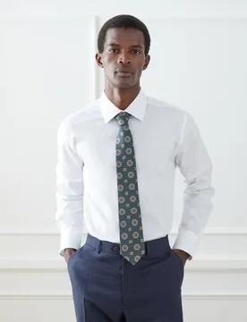 Camisa vestir lisa fácil plancha hombre - Emidio Tucci - FashionsVida