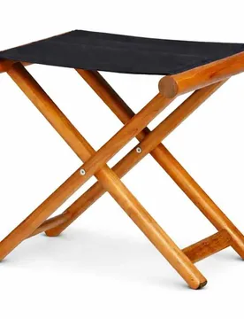 Folding Stool Black 45 x 36 x 46 cm unisex - Marine Business - FashionsVida