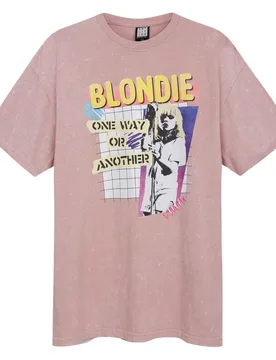 T-Shirt - Amplified Collection - One Way - XS bis 3XL - für Männer - Größe 3XL - rosa - Lizenziertes Merchandise! - Männer - male - Blondie - FashionsVida