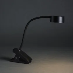 Flexo con LED integrado y base de pinza Lucas