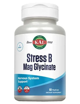 Capsule Stress B Mag Glycinate Vitamins 60 Unità - KAL - FashionsVida