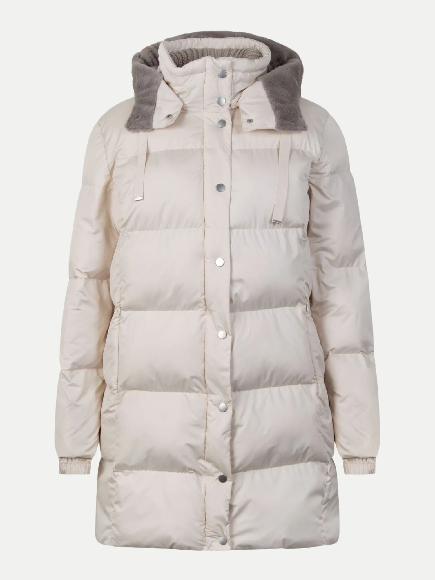 Steppmantel mit Kapuze Beige 44 - White Label - FashionsVida