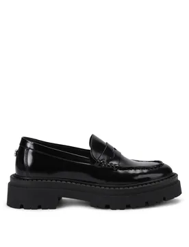 Womens Katja Black Loafers - Size Uk 4 - Steve madden - FashionsVida