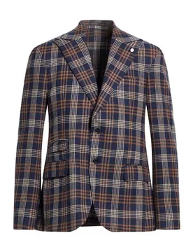 Americana Hombre Azul noche 48,50 Hombre - Luigi Bianchi Mantova - FashionsVida