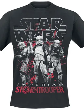 Disney T-Shirt - Solo: A Story - Imperial Stormtrooper - S bis 5XL - für Männer - Größe 5XL - schwarz - Lizenzierter Fanartikel - Männer - male - Star Wars - FashionsVida
