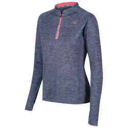 Softouch Long Sleeve T-shirt Petrol Blue / Electric Coral XL Women