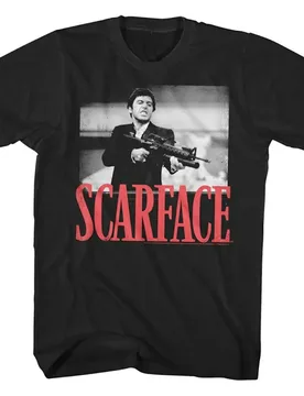 Scarface Tony Montana Big Guns Little Friend Men's T Shirt Pacino Gangster Movie - Aliexpress - FashionsVida