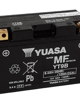 Batteria Moto yt9b (sigillata attivata - factory seale taglia un - Yuasa - FashionsVida
