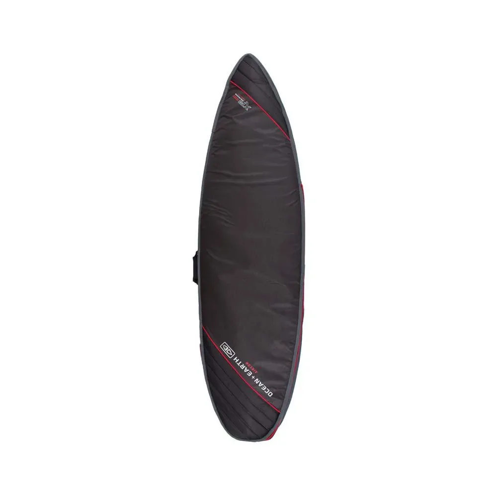 Housse De Planche De Surf Aircon Shortboard 7´4´´ Black / Red One Size unisex - Ocean & Earth - FashionsVida