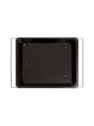 Bandeja de horno de esmalte MULTIFLEX HOCH 408-22 negro