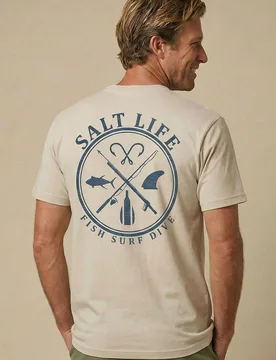 Nautical Pursuit Mens T-Shirt - Salt Life - FashionsVida