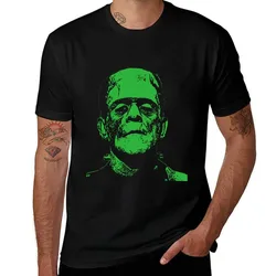 Frankenstein T-Shirt Basic Simple Casual Short Sleeve Tee T-Shirt