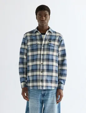 Camisa de quadros de hombre de manga larga de corte regular - Wrangler - FashionsVida