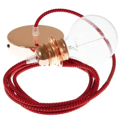 Cables Lampe Suspendue Pendel Pour Abat-jour Rt94 3d 2 M Red Devil / Copper One Size