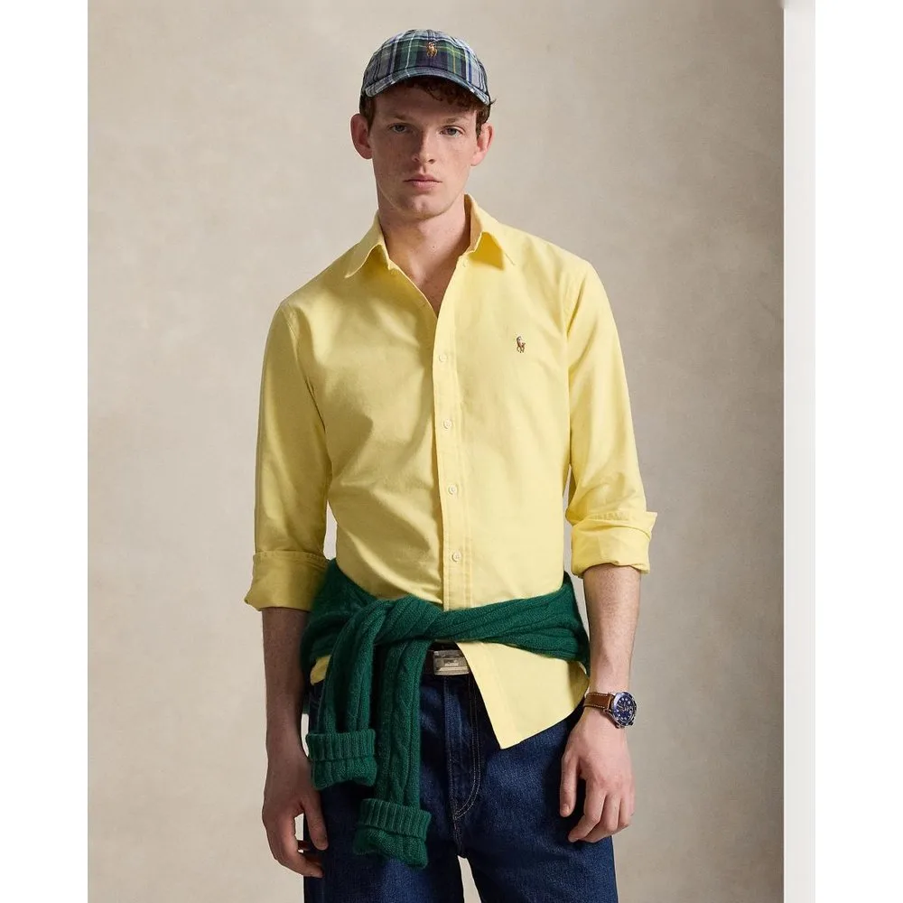 Camisa de hombre oxford Nutmeg Brwn - Polo Ralph Lauren - FashionsVida