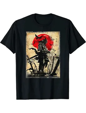 Printed with cartoon warrior pattern-soft 100% cotton men's casual O-neck T-shirt-machine washable, regular fit T-shirt - Aliexpress - FashionsVida