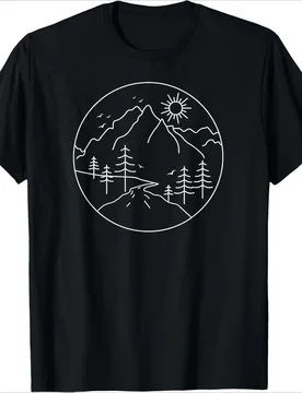Sunrise Mountain Nature Hiking Camping Outdoors Mountains T-Shirt - Aliexpress - FashionsVida