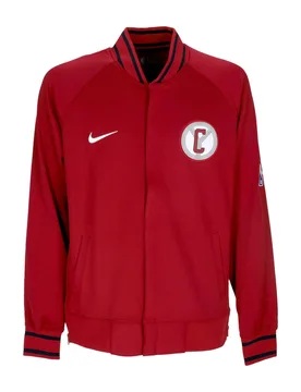 Felpa Leggera College Uomo Nba City Edition Dri-fit Showtime Full-zip Jacket Chibul Team Crimson/team Crimson/white - NIKE NBA - FashionsVida