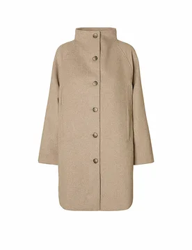 Cappotto SLFVINNI beige 42 - Selected Femme - FashionsVida