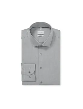 Hemd Body Fit grau 41 Herren - OLYMP LEVEL FIVE - FashionsVida