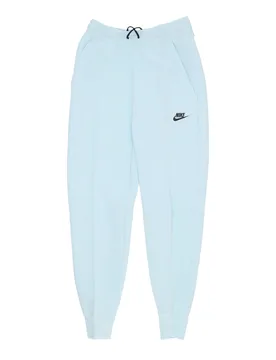 Pantalone Tuta Leggero Donna W Sportswear Tech Fleece Mid-rise Jogger Glacier Blue/black - Nike - FashionsVida