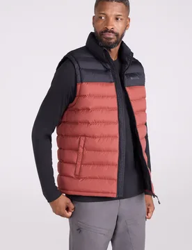 Seasons Mens Padded Gilet - Pink - Mountain Warehouse - FashionsVida