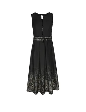 Vestido tradicional FENJA negro 36 - Wenger - FashionsVida