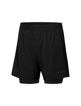 Pantalones cortos de running Concurve 5 2en1 para hombre negro XXL - GOREWEAR - FashionsVida