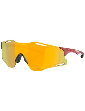 Lunettes de soleil - Cybr Zero Matte Iron Red Prizm 24K - Rouge - Oakley - FashionsVida