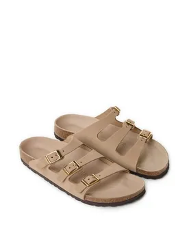 Sandales plates en cuir suédé Florida Fresh - Birkenstock - FashionsVida